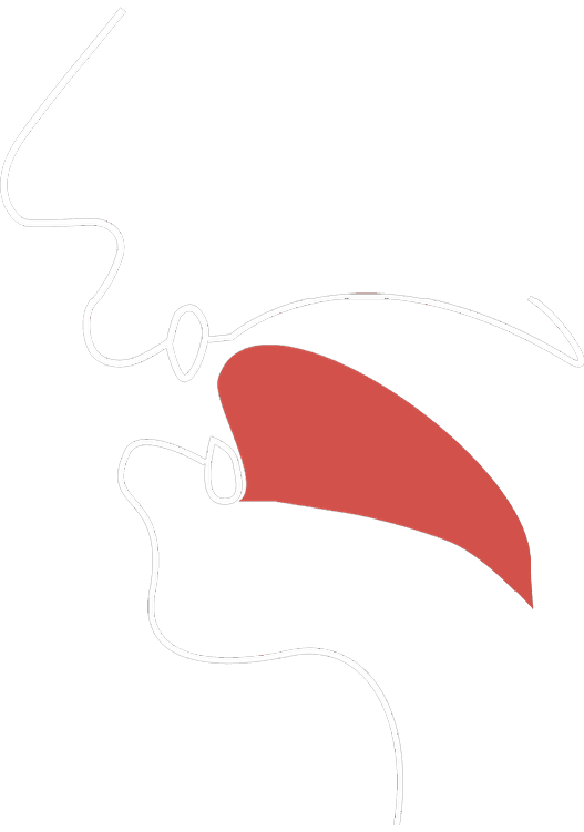Vocal tract diagram for the øː sound
