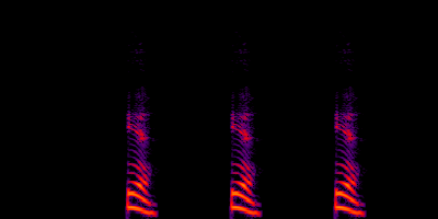 Reference spectrogram